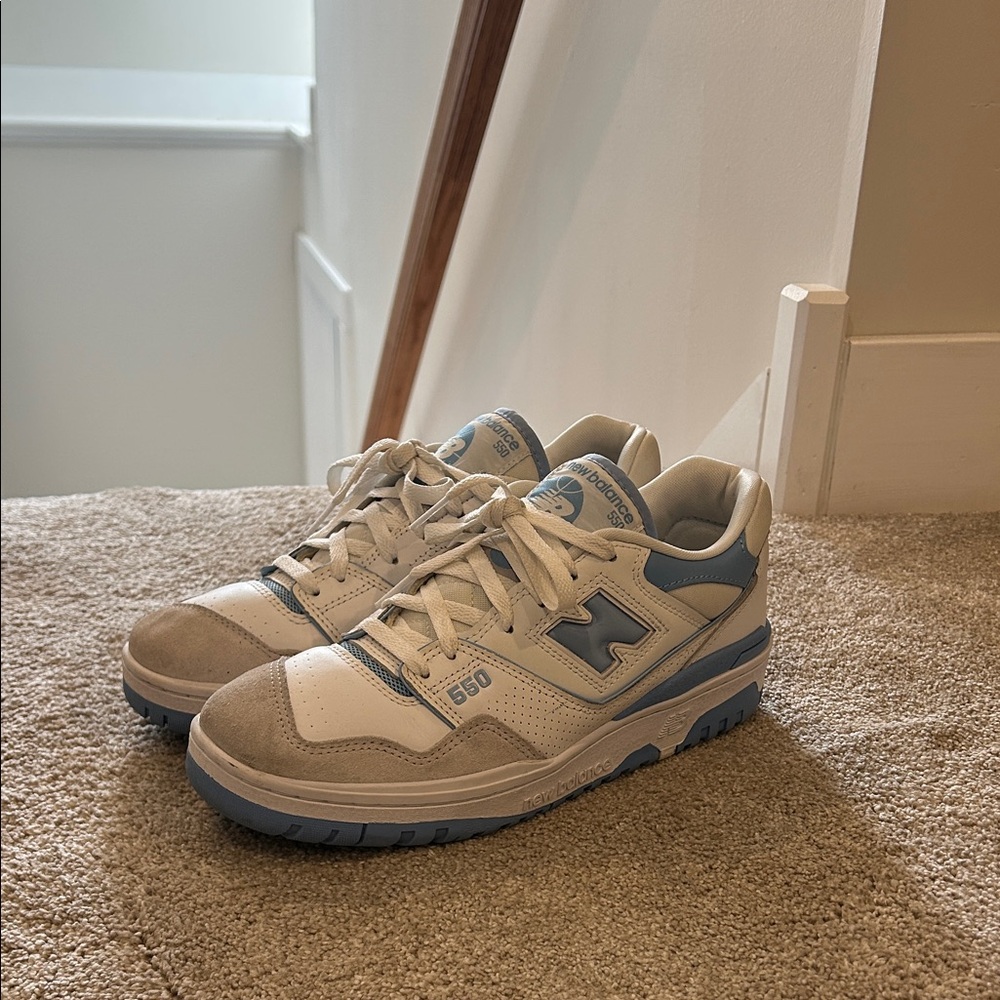 New Balance Men's Sneakers - “White Blue Haze” - Picture 3 of 6